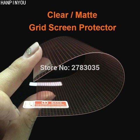 5 6 7 8 Inch Universal Clear Glossy / Anti-Glare Matte DIY Grid Screen Protector Protective Film Guard for Phone GPS Camera ► Photo 1/6