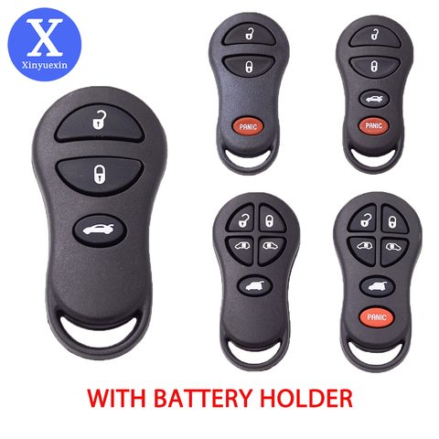 Xinyuexin Remote Car Key Shell Case for Chrysler PT Cruiser Town & Country Dodge Ram 1500 Caravan Jeep Keyless High Quality ► Photo 1/6