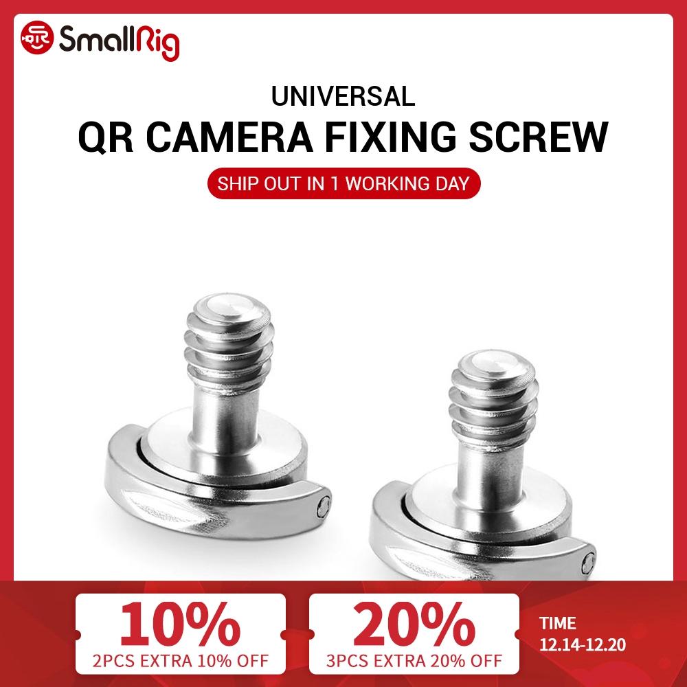 SmallRig D Shaft D-ring Screw Adapter 1/4 Inch Thread for Camera Tripod Qr Quick Release Plate (Pack of 2)-0838 ► Photo 1/6