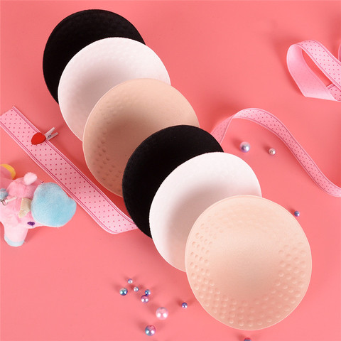 1 Pair Summer Swimsuit Padding Inserts Sponge Bra Pads Women Chest Cups