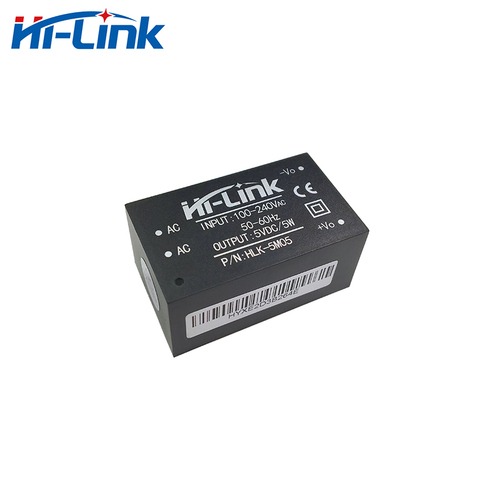 Hi-Link Hot sale HLK-5M05 5M03 5M12 5M09 5M24 5W AC DC 220V to 5V/3.3V/12V/9V/24V Buck Step Down Isolated Power Supply Module ► Photo 1/5