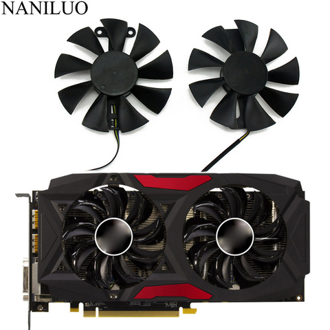 GA91S2U PowerColor Red Devil RX580 GPU Cooler Cooling Fan For Radeon Red Dragon AX RX 480 470 580 Video Cards As Replacement Fan ► Photo 1/5