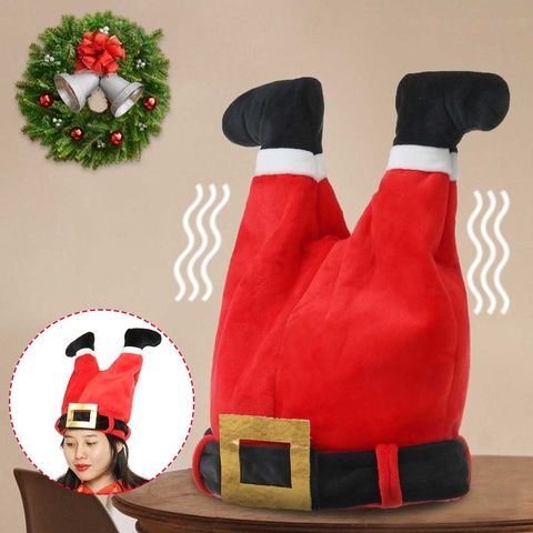 Christmas hat sweatpants hat dancing electric hat plush cloth Christmas hat toys holiday gifts funny and interesting gifts ► Photo 1/6