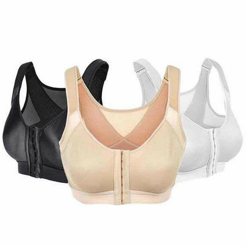 Women Posture Corrector Bra Wireless Back Fitness Sport Yoga Bralette Underwear 