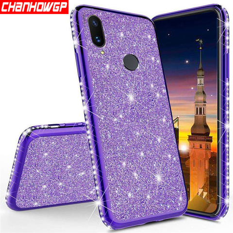 Glitter Bling Soft Case For Huawei P Smart Y5 Y6 Y7 Y9 2022 Mate 30 P20 P30 Lite Honor 20 Pro 10 Lite 10i 9X 8X 8A 8C 8S Cover ► Photo 1/6