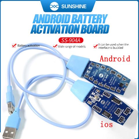 SUNSHINE SS-904A Battery Quick Charging Activation Board For iPhone 11 Pro Max XS MAX XR X 8 7 6S And Samsung Huawei  Android ► Photo 1/6