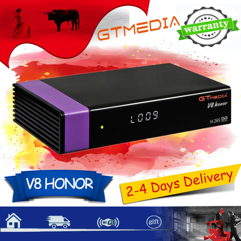 GT Media V8X, h.265, built in Wifi, Complete Review