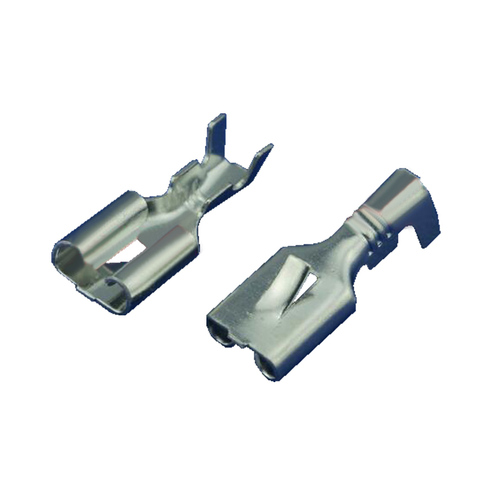 100 PCS 6.3 series harnessed spring 0.4 thick tin plated terminal  DJ623-E6.3C ► Photo 1/1
