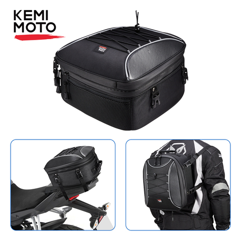 Motorcycle Tail Bag Waterproof Motorcycle Rear Seat Backpack Bag Multi-functional Universal For HONDA CBR600RR CB1000R For KTM ► Photo 1/6