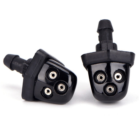 New 2Pcs Car Windshield Washer Wiper Water Jet Nozzle Inlet Push For Suzuki Swift Alto SX4 ► Photo 1/6