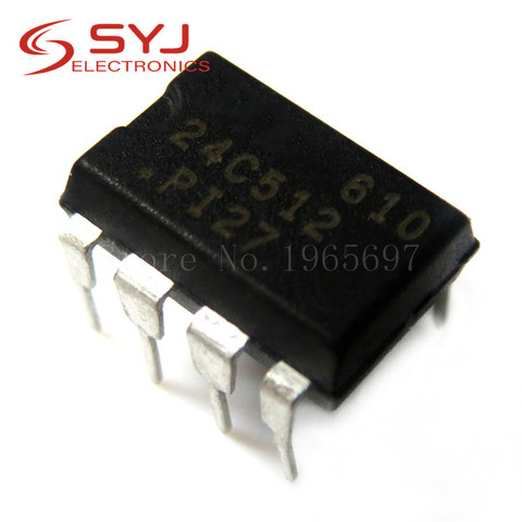 1pcs/lot AT24C512PI27 AT24C512 24C512 DIP-8 In Stock ► Photo 1/1