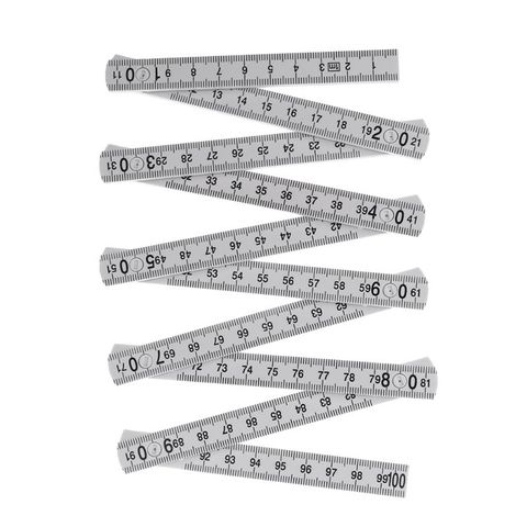 1M 2M 10-parts Folding Carpenters Ruler Lightweight Compact Measuring Stick Slide Fold Up for Woodworking R9JC ► Photo 1/6