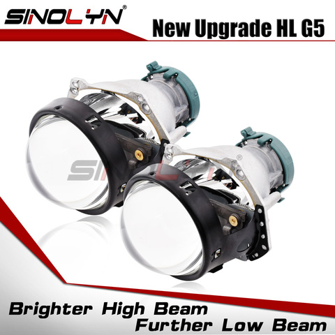 Sinolyn For Hella 3R G5 Headlight Lenses 3.0 HID Bi-xenon Projector Lens Replace Car Lights Accessories Retrofit D1S D2S D3S D4S ► Photo 1/6