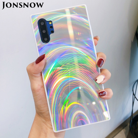 3D Rainbow Glitter Case for Samsung Note 20 S20+ S10 S9 S8 A11 A51 A21S A50 M30S Note 10 Pro Cases Holographic Prism Laser Cover ► Photo 1/6