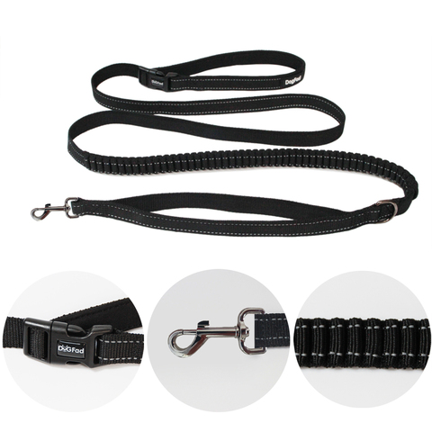 New Elastic Waist Dog Leash For Walking Running for Large Small Pet Dog Adjustable Nylon With Reflective Traction Rope ► Photo 1/6