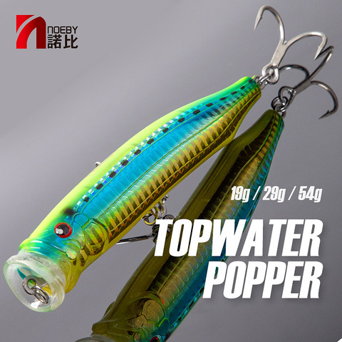 Noeby Top Water Floating Popper Fishing Lure Wobblers 100/120/150mm Saltwater Hard Baits Topwater Popper Lure 9246 Seabass Tuna ► Photo 1/6