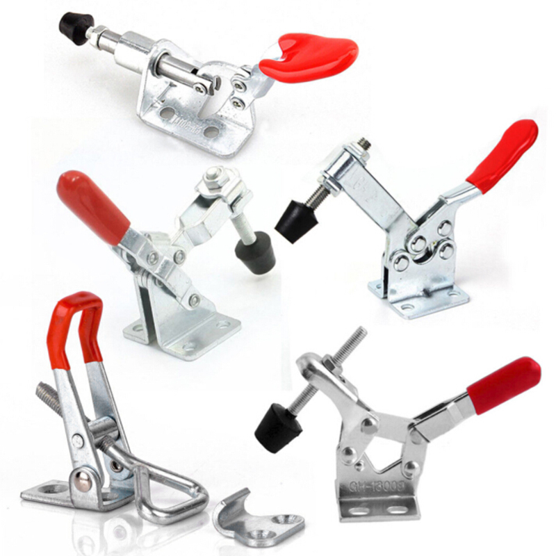 4 Types Toggle Clamp Quick Release Push Pull Action Vertical/Horizontal Type Clamps Hand Tool for Woodworking Durable ► Photo 1/6