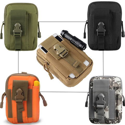 Military Molle Pouch Tactical Belt Waist Bag Outdoor Sport Waterproof Phone Bag Men Casual EDC Tool Pocket Hunting Fanny Pack ► Photo 1/6