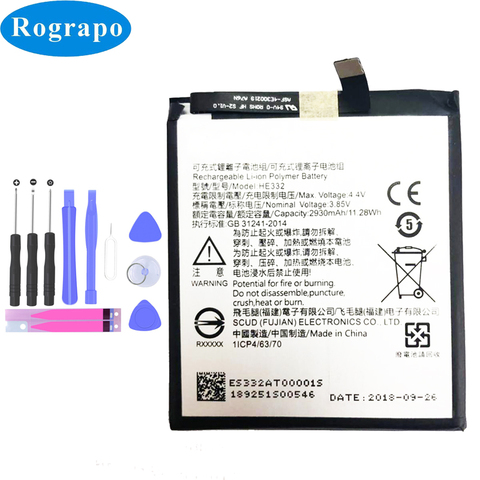 Original 2930mAh Replacement Battery For SHARP S2 fs8010 AQUOS s2 HE332 Cell Mobile Phone Batteries ► Photo 1/4