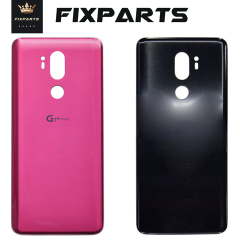 Glass Battery Cover For LG G7 ThinQ G7+ G710 G710EM Rear Housing Back Case With Adhesive Replacement Part For LG G7 fit G7 one ► Photo 1/2
