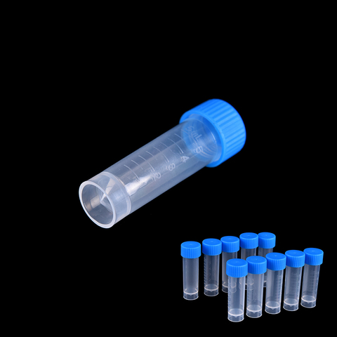 100pcs 5ml Chemistry Plastic Test Tubes Vials Seal Caps Pack Container for Office School Chemistry Supplies ► Photo 1/6