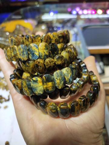 natural Pietersite stone beads bracelet natural gem stone bracelet DIY jewelry for woman for man wholesale ! ► Photo 1/6