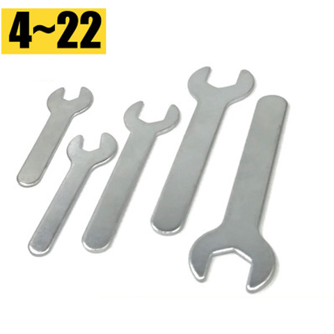 1Pcs Single head open end wrench 4-22mm opening Single-end ultra-thin small wrench for supporting bathroom ► Photo 1/6