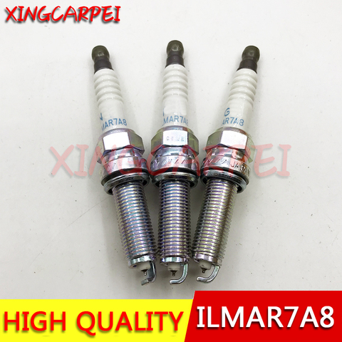 3pcs New Iridium Spark Plug ILMAR7A8 90507 Fit For Suzuki For INFINITI For MAZDA B2401-4A00E 1A14-18-110 0948200619 09482 00619 ► Photo 1/3