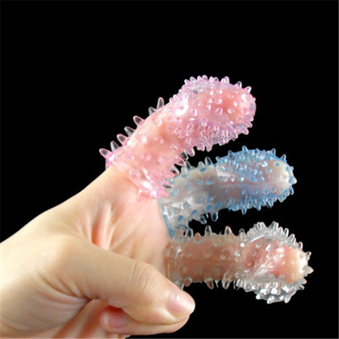1Pcs Soft Rubber Flirting Gloves Barbed Clit G-Spot Stimulator sex toys for couples games Female masturbation Health Care ► Photo 1/5