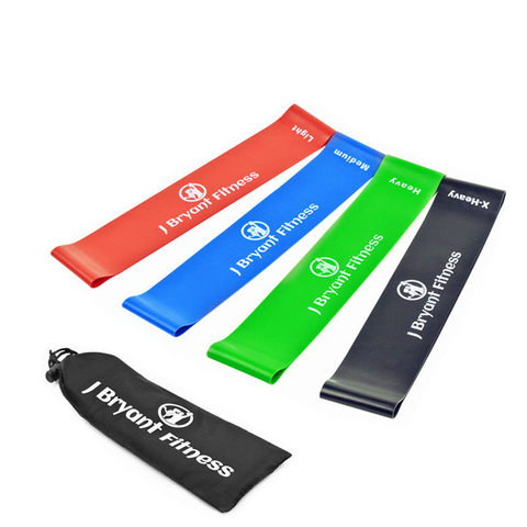 Resistance Band Set Latex Gym Strength Training Rubber Loops with Instruction Guide Thick Elastic Bands Yoga Gym Fitness Workout ► Photo 1/6