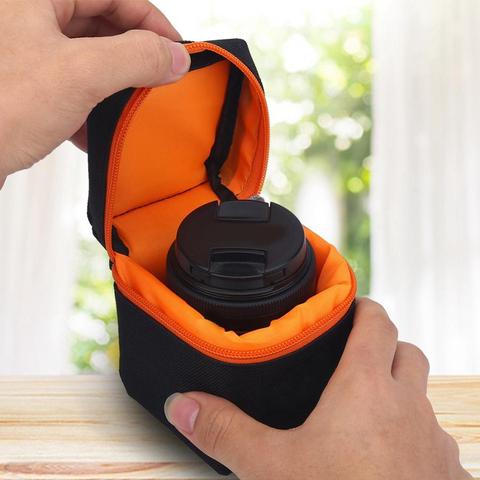 mochila dslr Padded Thick Camera Lens Bag Shockproof Protective Pouch Case for DSLR Camera o lens pouch ► Photo 1/6