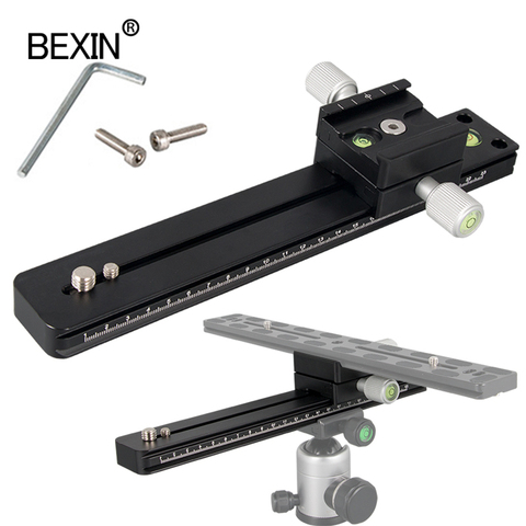 BEXIN Telephoto lens support plate camera lens bracket dslr quick release plate with qr clamp for arca swiss tripod dslr camera ► Photo 1/6