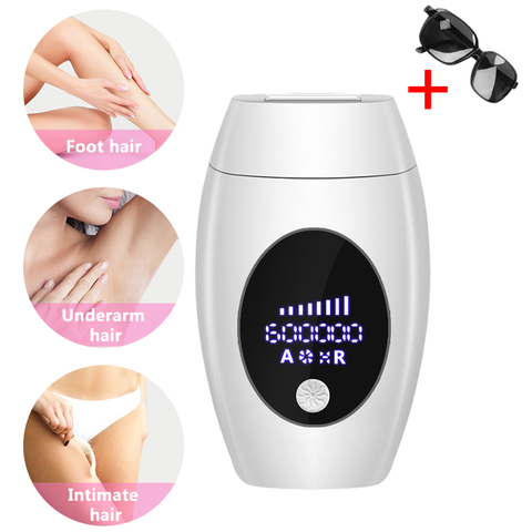 Ipl Hair Removal 600000 Flash Professional Ipl Hair Removal Home Use Epilator LCD Pulsed Light Mini Portable Laser Hair Removal ► Photo 1/6