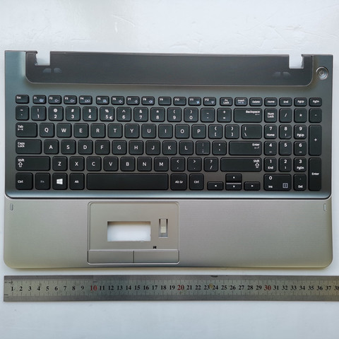 New laptop keyboard with palmrest cover  for Samsung NP 350V5C 355V5C 355V5X plastic material ► Photo 1/3