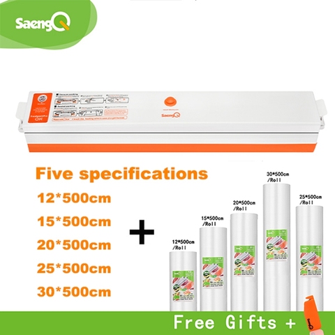 saengQ Life food vacuum sealer packaging machine and vacuum food bags sealing machine vacuum food sealer packer ► Photo 1/6