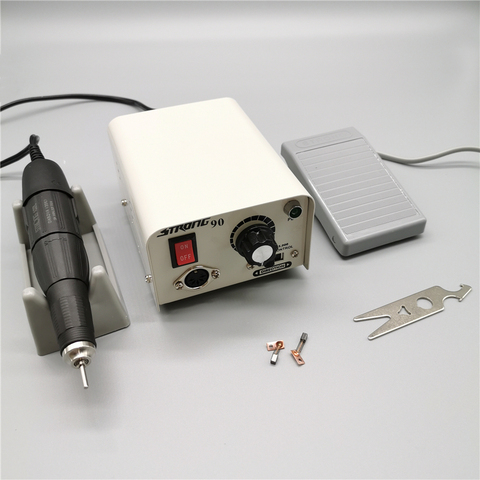 65W Strong 90 control box 35000RPM Strong 210 102L Micromotor Handle Electric Nail Drill manicure machine Nail File cutter kit ► Photo 1/6