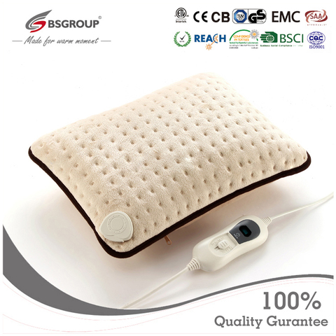 220V-240V EU Plug 40x30cm Microplush Electric Heating Pad Pillow for Neck and Stomach Pain Relief Winter Warmer Heat Therapy ► Photo 1/6