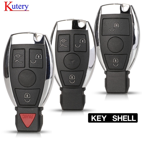 kutery Remote Car Key Shell Case 2000+ NEC BGA For Mercedes For Benz A B C E Class W203 204 205 210 211 212 221 2/3/4 Button  ► Photo 1/6