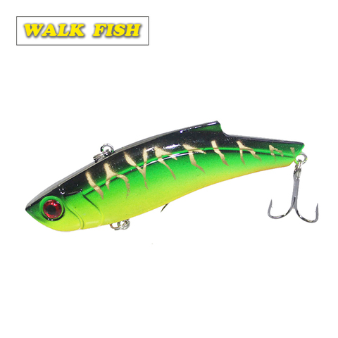 Walk Fish 1PCS 9cm 28g Sinking Fishing Lure Winter Ice Fishing Hard Bait VIB Pesca Isca Artificial Baits Crankbait Swimbait ► Photo 1/6