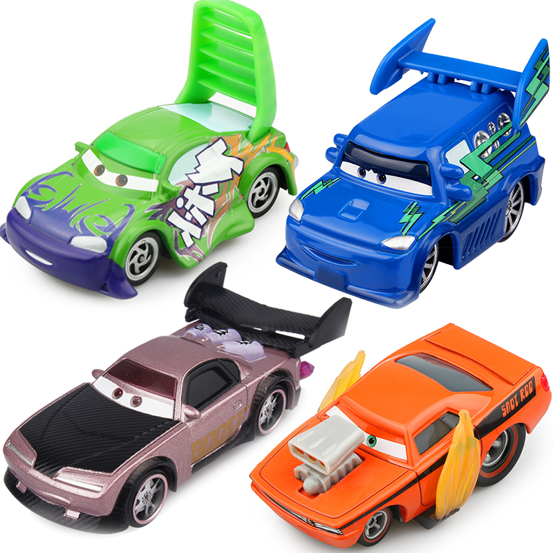 Price History Review On Disney Pixar Cars 2 Toy Alloy Model Car Badger Flame Slugs Blue Dj Wenge Bad Guys Four Group 1 55 Metal Toys Vehicles Kids Gifts Aliexpress Seller