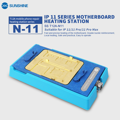 T12A-N11 3-in-1 Soldering Station Kit Motherboard Repair Tool For Iphone 11 11pro 11promax Cpu Nand Heating Disassembly Platform ► Photo 1/5