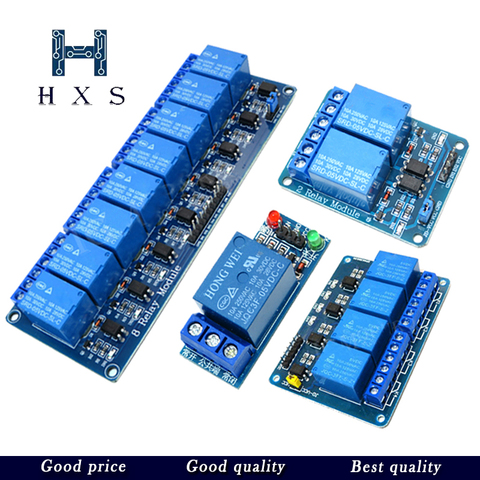 1PCS 5V 12V 1 2 4 8 channel relay module with optocoupler. Relay Output 1 2 4 8 way relay module for arduino In stock ► Photo 1/5