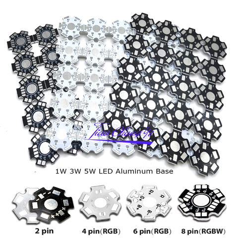 1W 3W 5W LED Aluminum Base Plate PCB Board Heat Sink Substrate 20mm Star Kit DIY Cooling Heatsink 20 mm for 1 3 5 W Watt LED ► Photo 1/5