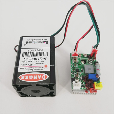 520nm 1w Green Diode Laser Module for Escape Room Haunted House Stage Lighting Laser Harp Laser Curtain Bird Scaring DJ KTV BAR ► Photo 1/1