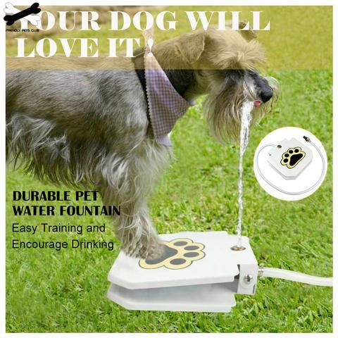 Automatic Dog Water Fountain Step On Toy Outdoor Joy With Pets security without electricity For Big Medium Small Dogs Drinking ► Photo 1/6