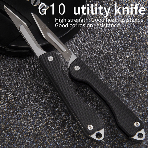 New Mini Pocket Knife, Folding Knife, Letter Opener, Out of the Box, Portable Outdoor EDC Tool, Outdoor Camp Survival G10 Knife ► Photo 1/6