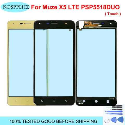 Touchscreen Sensor For prestigio muze X5 lte psp5518duo psp 5518 duo psp 5518 Touch Screen Panel Repair Parts (no LCD Display) ► Photo 1/6