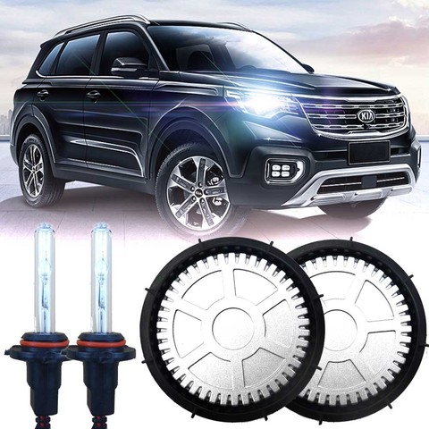 For Kia K3/4/5/7 Sportage Kx3 55W All In One Hi/Lo Beam Error Free H7/9005 Lamp Bulbs Alloy Ballasts Cover HID HeadLights ► Photo 1/6