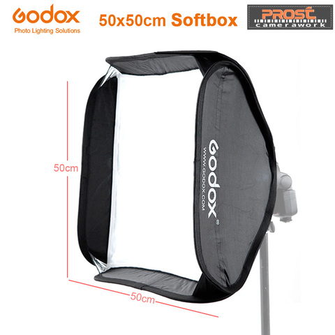 Godox Softbox 50x50cm Diffuser Reflector for Speedlite Flash Light Professional Photo Studio Camera Flash Fit Bowens Elinchrom ► Photo 1/6