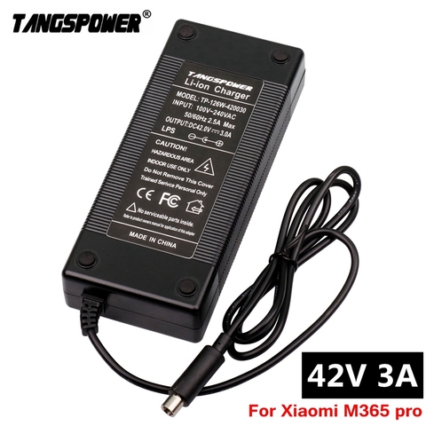 42V 3A Scooter Charger For Xiaomi Mijia M365 pro Ninebot Es1 Es2 Es4 Electric Scooter Bike Accessories Battery Charger 126 watt ► Photo 1/6
